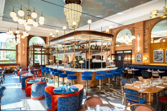 La Brasserie Louise à Strasbourg : une signature marbrière signée Minéral Minéral Pierre Naturelle