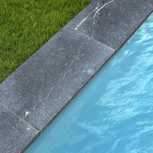 Margelle en PIERRE BLEUE Minéral pierre naturelle