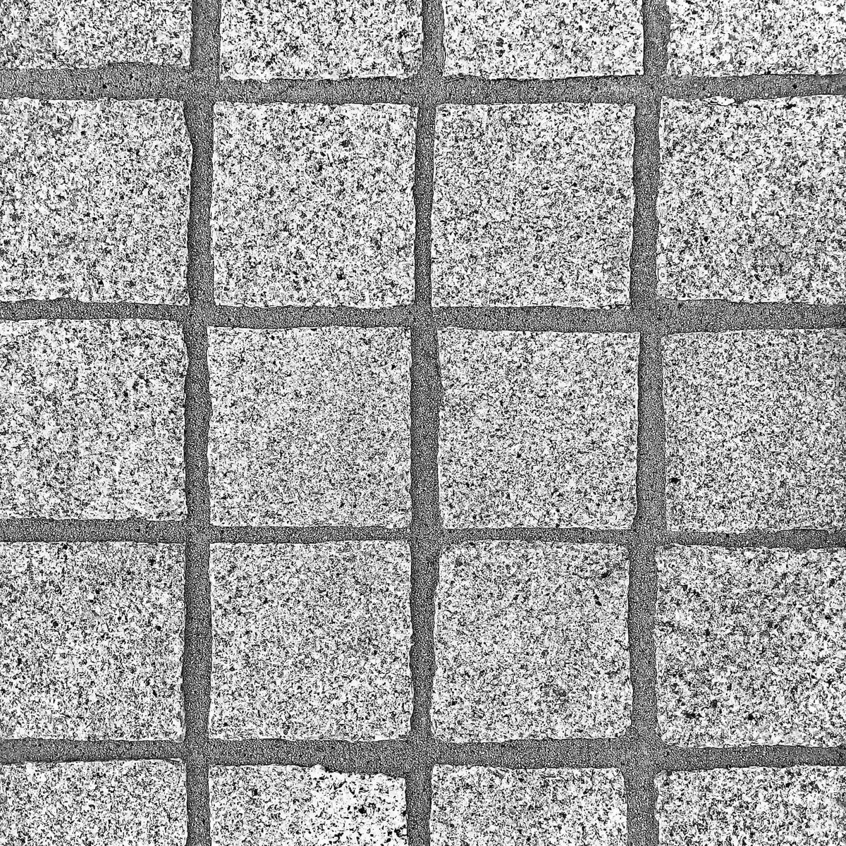 Pavé en granit SILVERSAND Flammé Minéral pierre naturelle