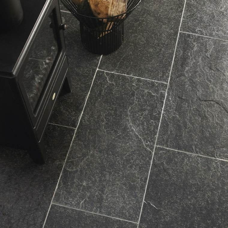 Dallage en QUARTZITE TITANE