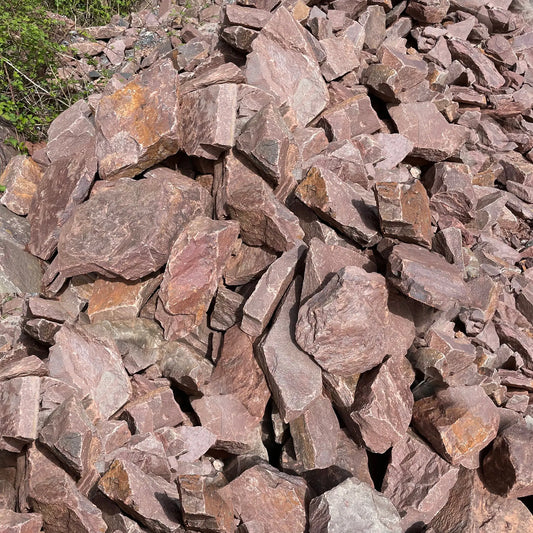 Rochers en QUARTZITE ROUGE - Minéral Pierre Naturelle