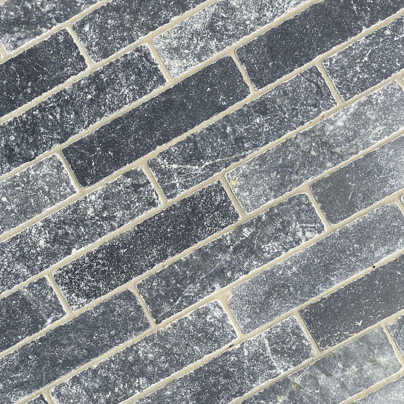 Pavé briquette en Pierre Bleue OCEAN BLUE - Minéral Pierre Naturelle