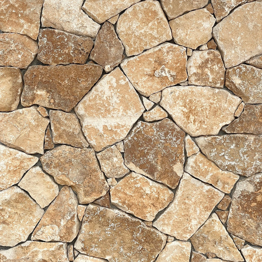 Parement CALCAIRE VILLAGE Incertum + Angles - Minéral Pierre Naturelle