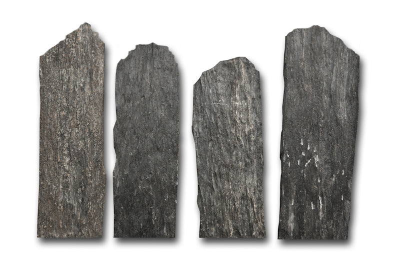Brise vue en schiste BLACK SLATE AZUL bords bruts
