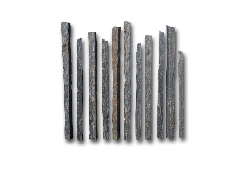 Piquet décoratif en Schiste BLACK STALE AZUL