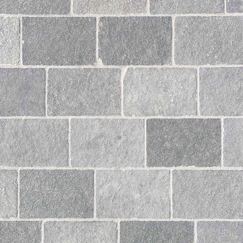 Pavé en pierre calcaire LIMA GRIS - Minéral Pierre Naturelle