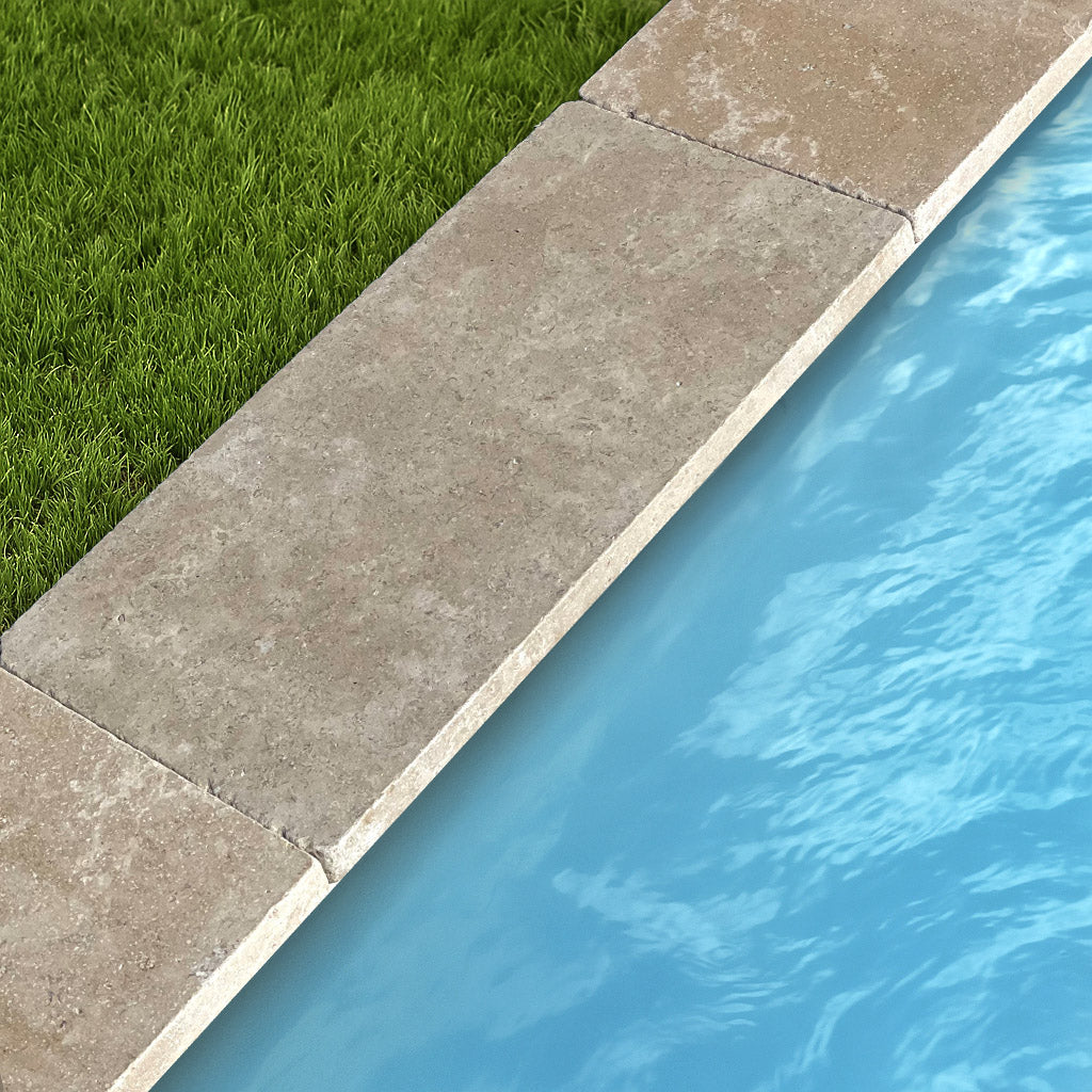 Margelle en pierre calcaire SINAI PEARL Minéral pierre naturelle