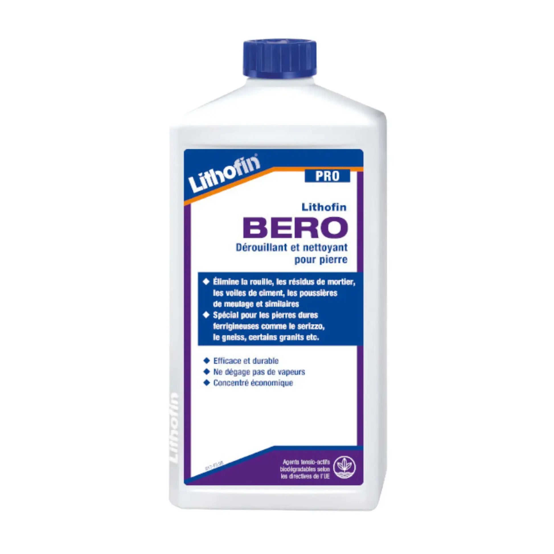 Dérouillant et nettoyant pour pierres - LITHOFIN Bero