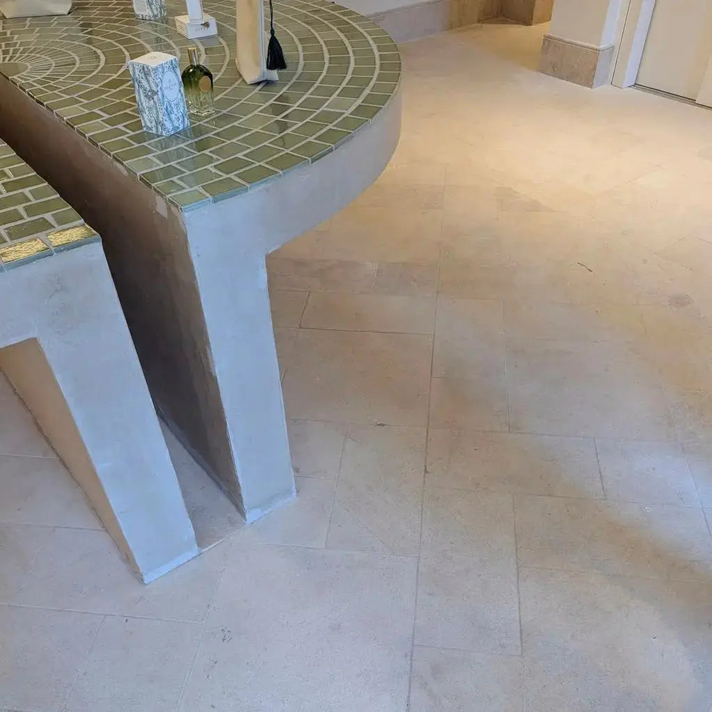 Dallage en pierre de Bourgogne SEMOND BEIGE Minéral pierre naturelle