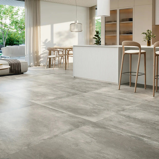 Carrelage effet béton PEARL - 60 x 60 cm Minéral pierre naturelle