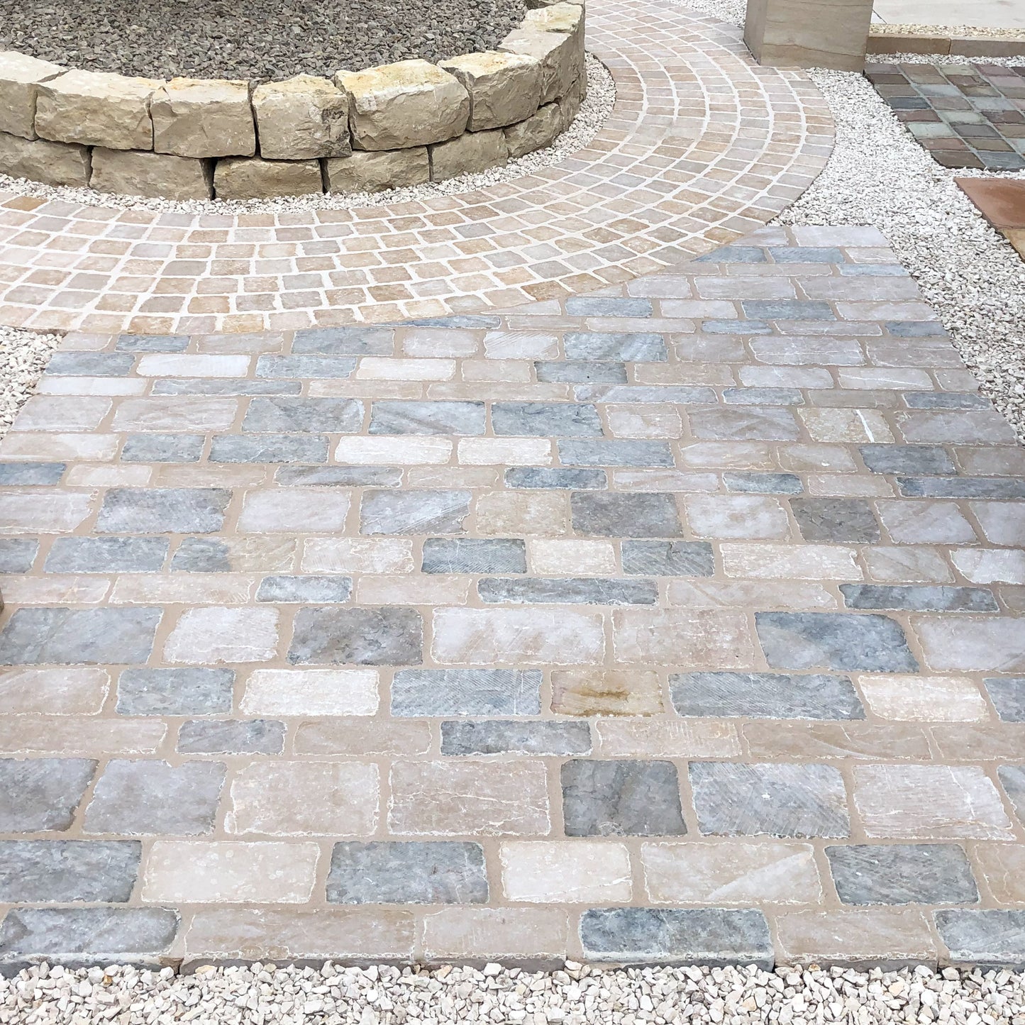 Pavé en pierre calcaire ALMENDRA VIEILLE VILLE