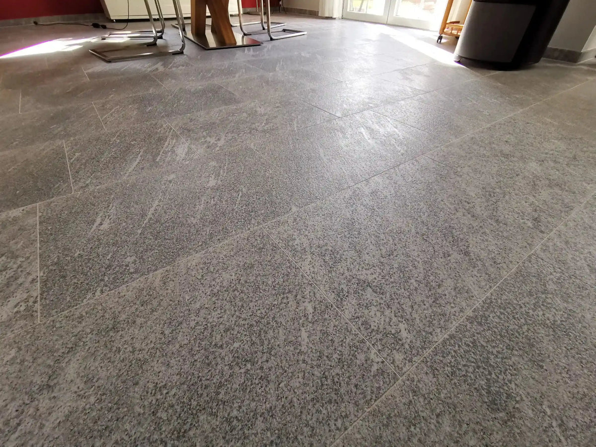 Dallage en Gneiss ALPINA WHITE Adouci Minéral pierre naturelle
