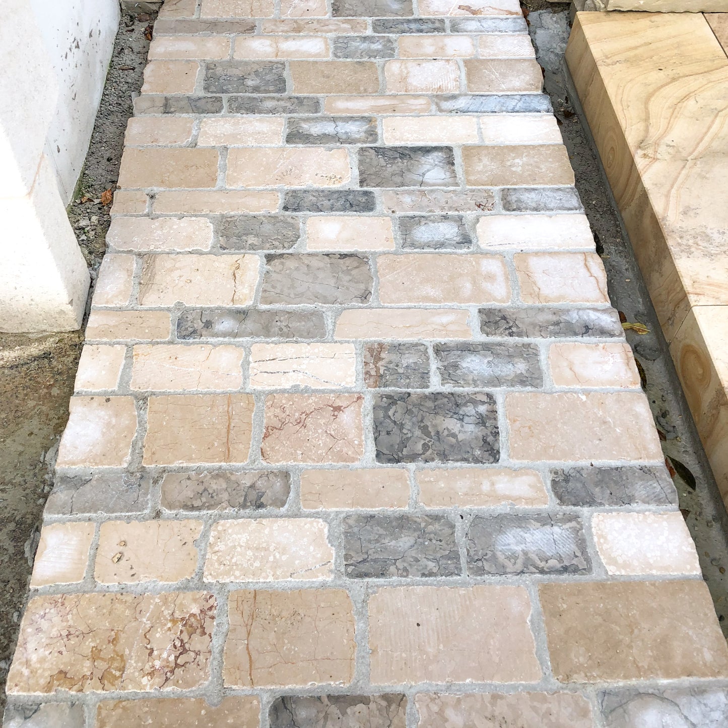 Pavé en pierre calcaire ALMENDRA VIEILLE VILLE