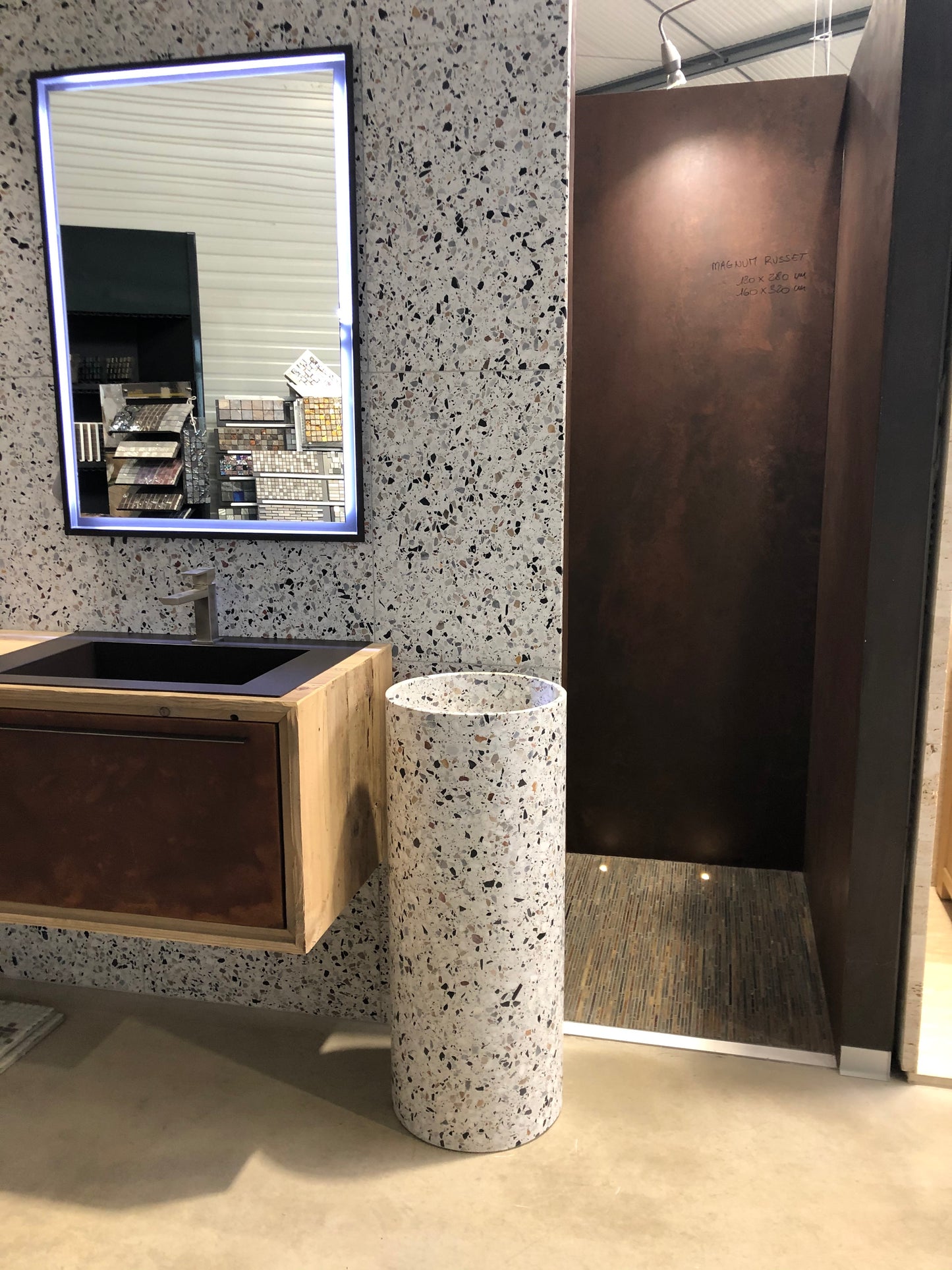 Dallage en terrazzo GRIGIO GROS
