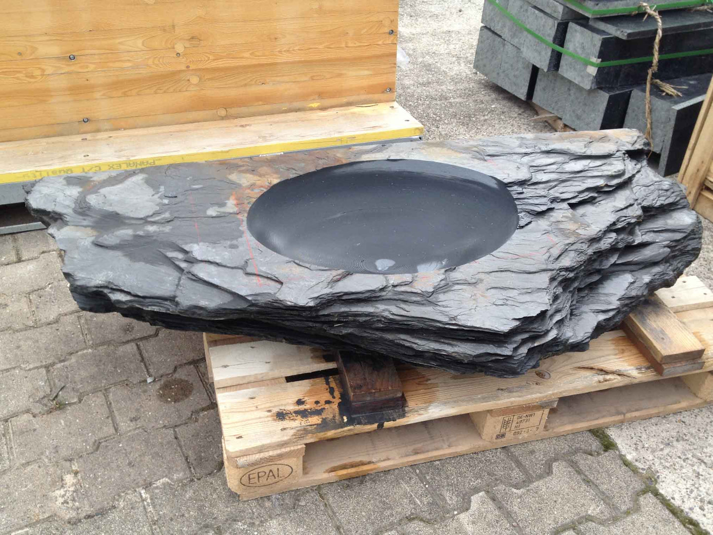 Schiste GRAPHITE  clivé
