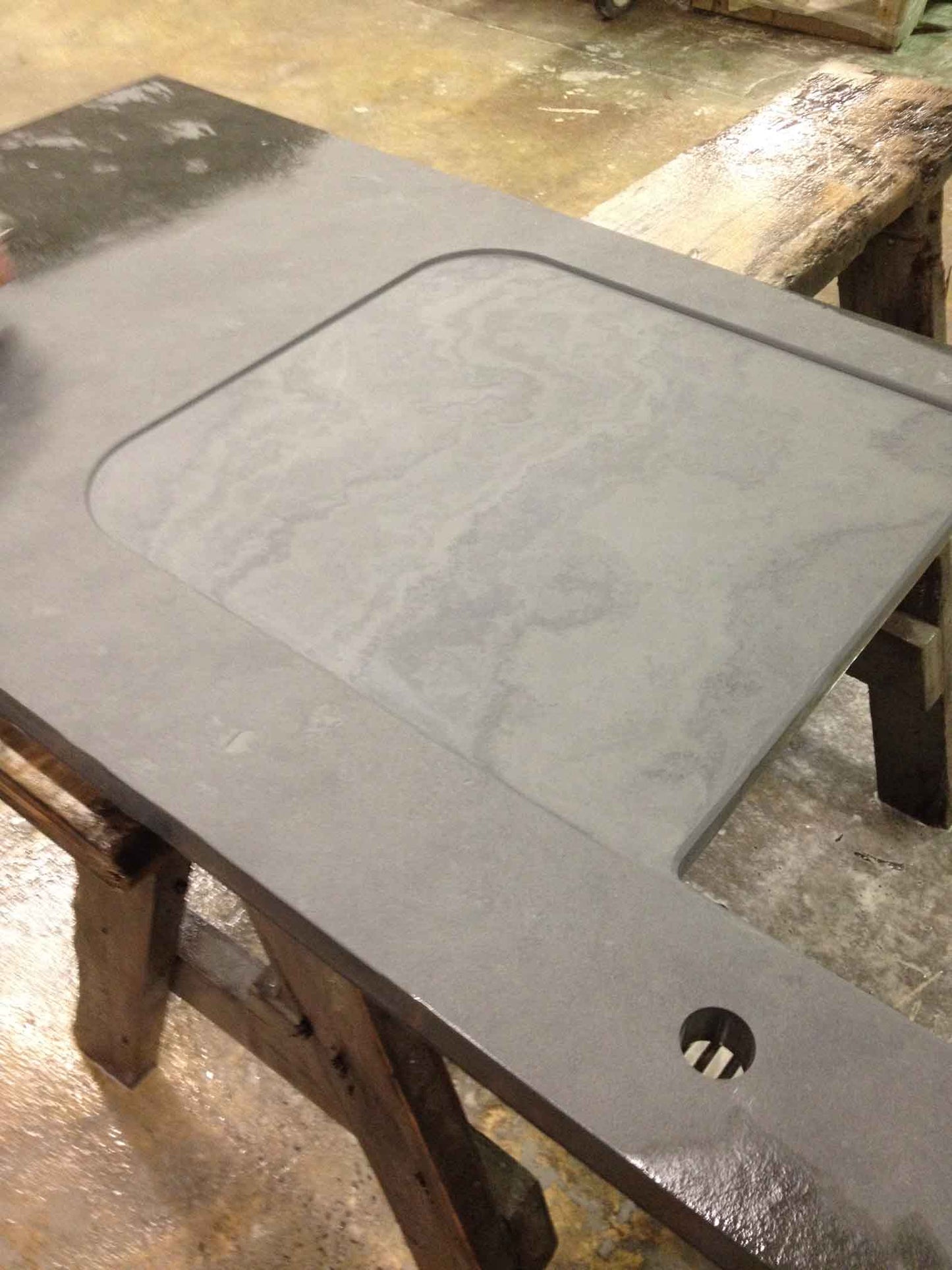 Schiste GRAPHITE  clivé