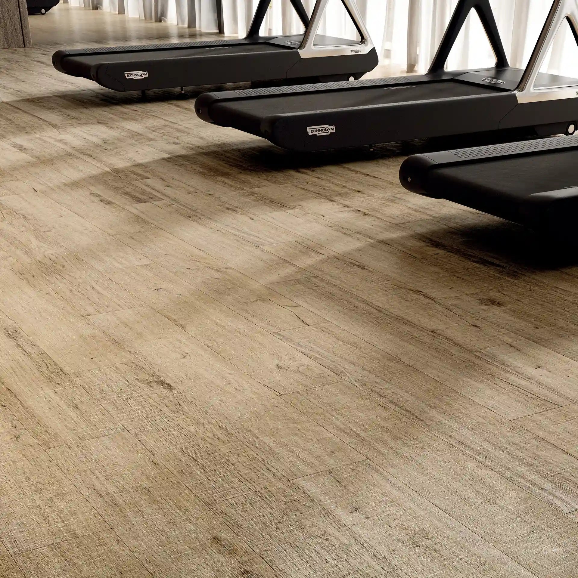 Grès cérame effet bois HAZELNUT RAW Minéral pierre naturelle