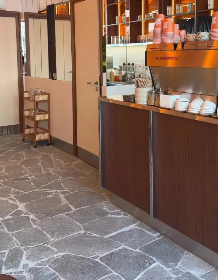 Opus incertum intérieur en QUARTZITE ADRIATICO