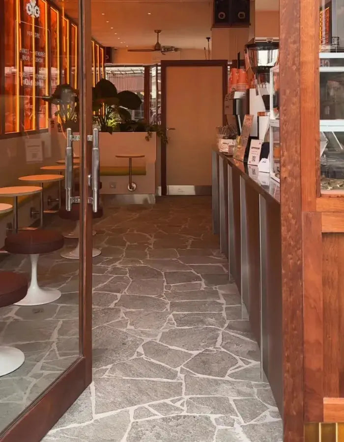 Opus incertum intérieur en QUARTZITE ADRIATICO