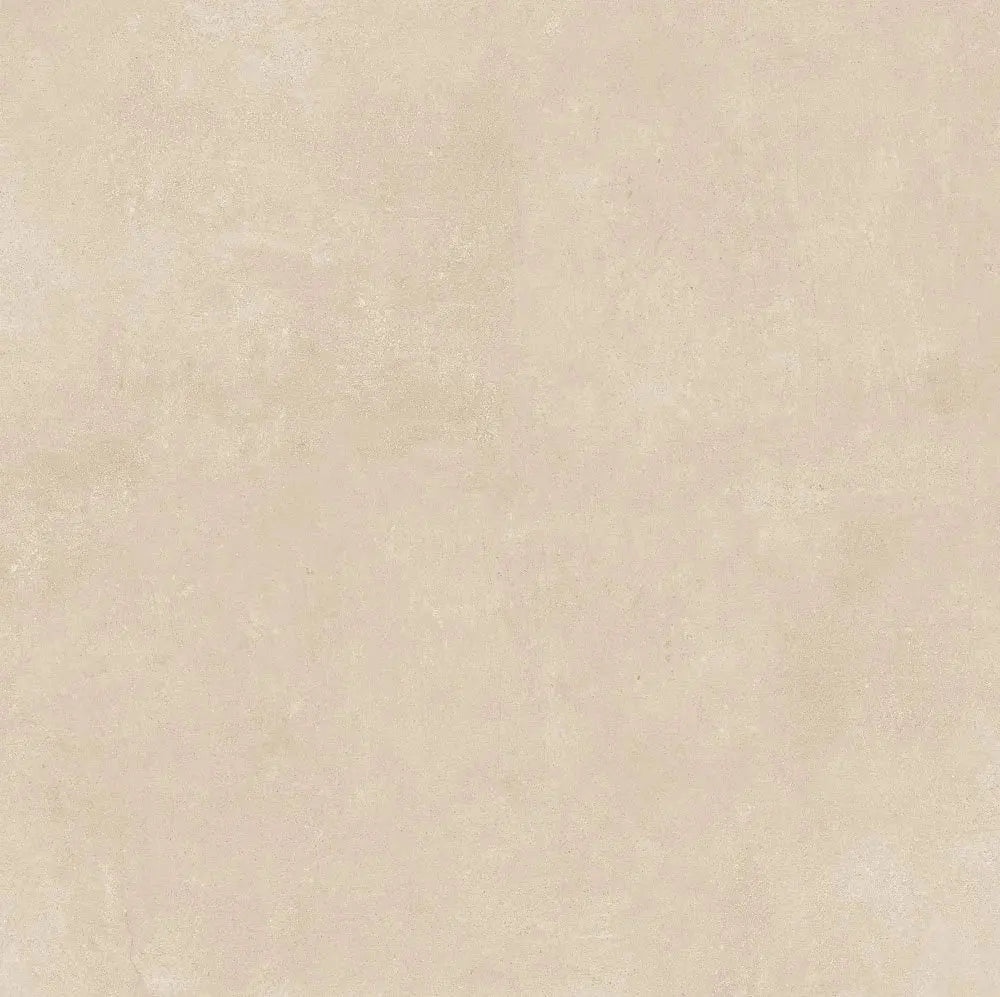 Carrelage extérieur effet béton LIMESTONE IVORY - 60 x 60 x 2 cm Minéral pierre naturelle