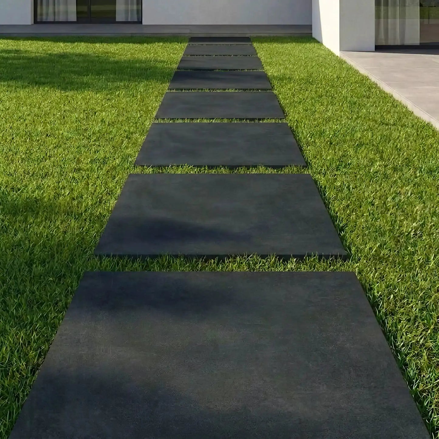 Pas japonais effet béton ABSOLUTE Minéral pierre naturelle
