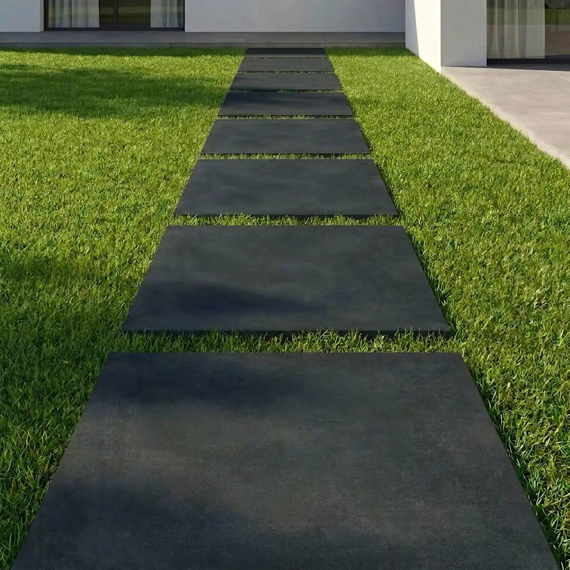Pas japonais effet béton ABSOLUTE Minéral pierre naturelle