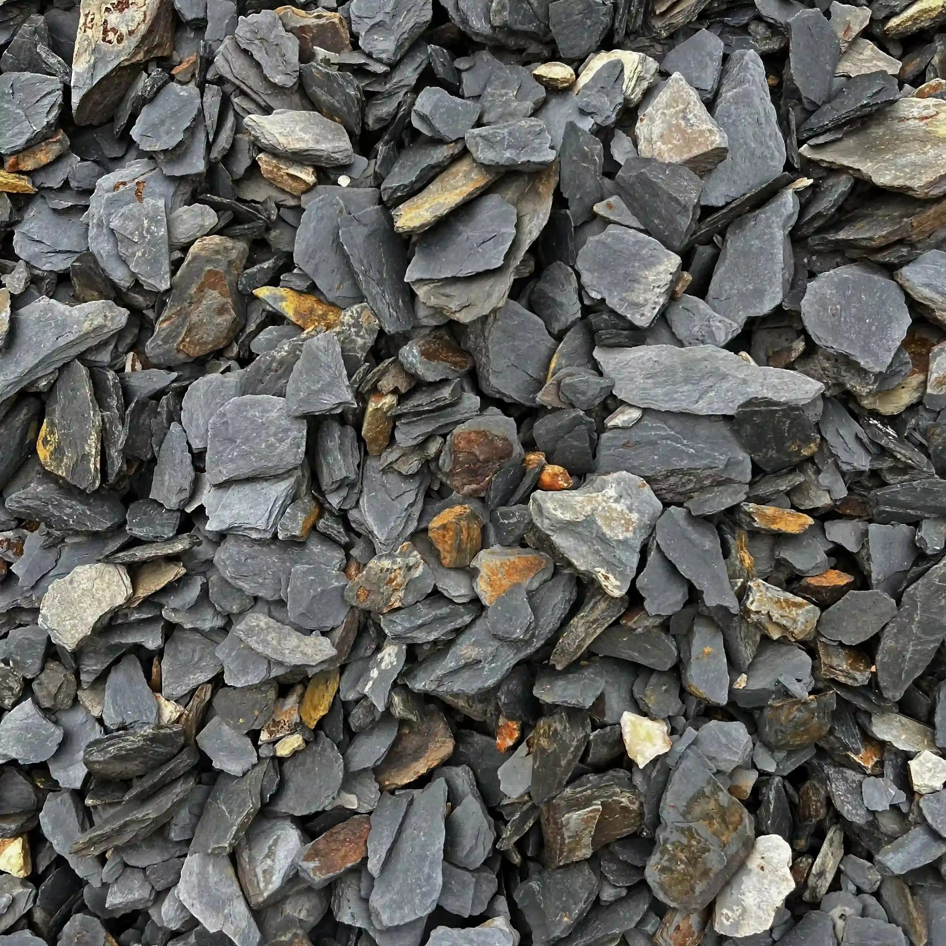 Paillage d'ARDOISE ROUILLÉE Minéral pierre naturelle