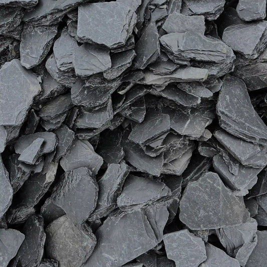 Paillage d'ARDOISE NOIRE Minéral pierre naturelle