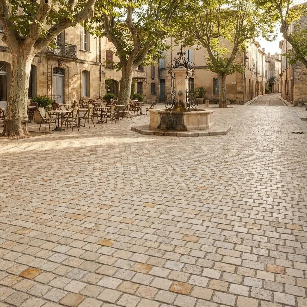 Pavé en pierre de SAINT-MARTIN-BELLE-ROCHE Minéral pierre naturelle