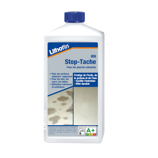 Protection anti-tâches pour pierres calcaires - LITHOFIN MN Stop