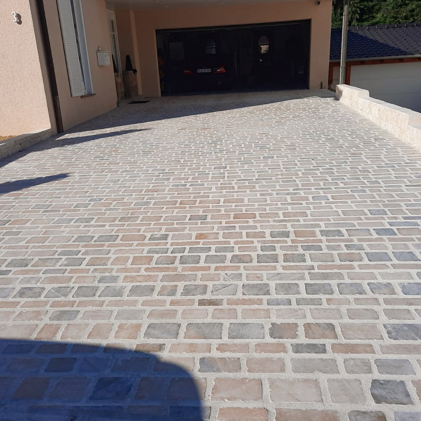 Pavé en pierre calcaire ALMENDRA VIEILLE VILLE