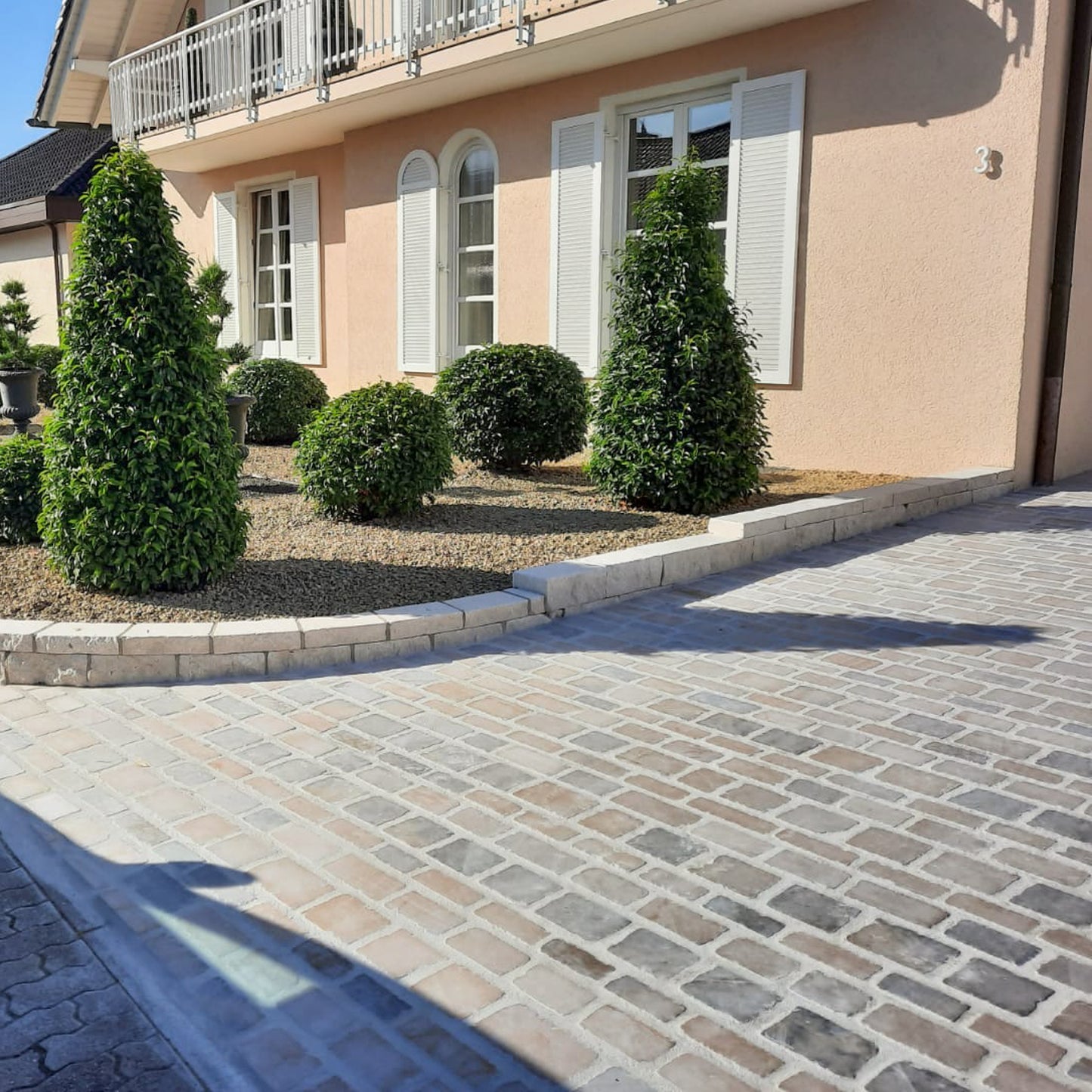 Pavé en pierre calcaire ALMENDRA VIEILLE VILLE