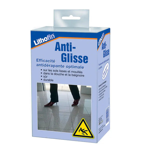Kit pour traitement Antidérapant - LITHOFIN Anti-glisse - Minéral Pierre Naturelle