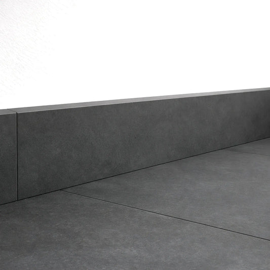 Plinthe en BASALTE SUPER BLACK Noir Minéral pierre naturelle