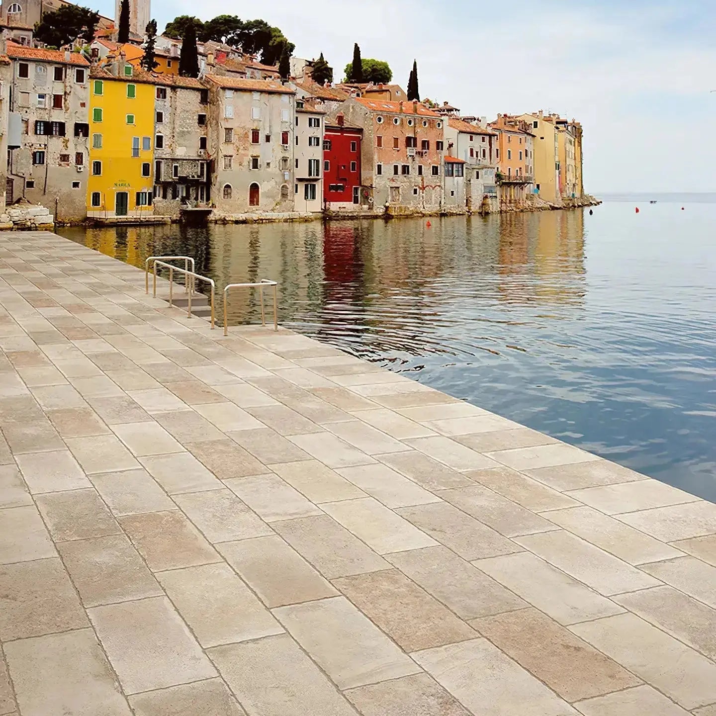 Carrelage extérieur effet pierre BOLOGNA - 80 x 40 x 2 cm Minéral pierre naturelle