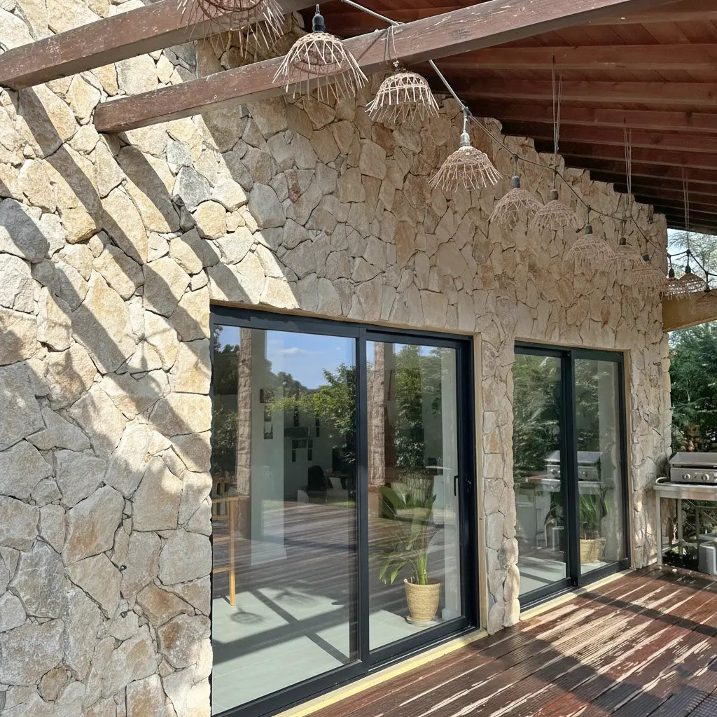 Parement CALCAIRE VILLAGE Incertum + Angles