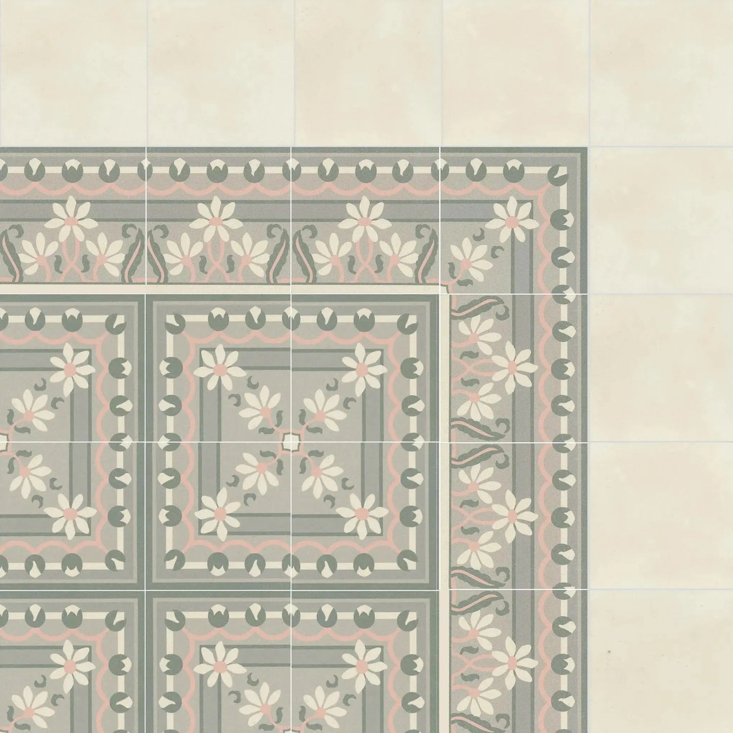 Carrelage effet carreau de ciment ancien BRIGITTE Minéral pierre naturelle