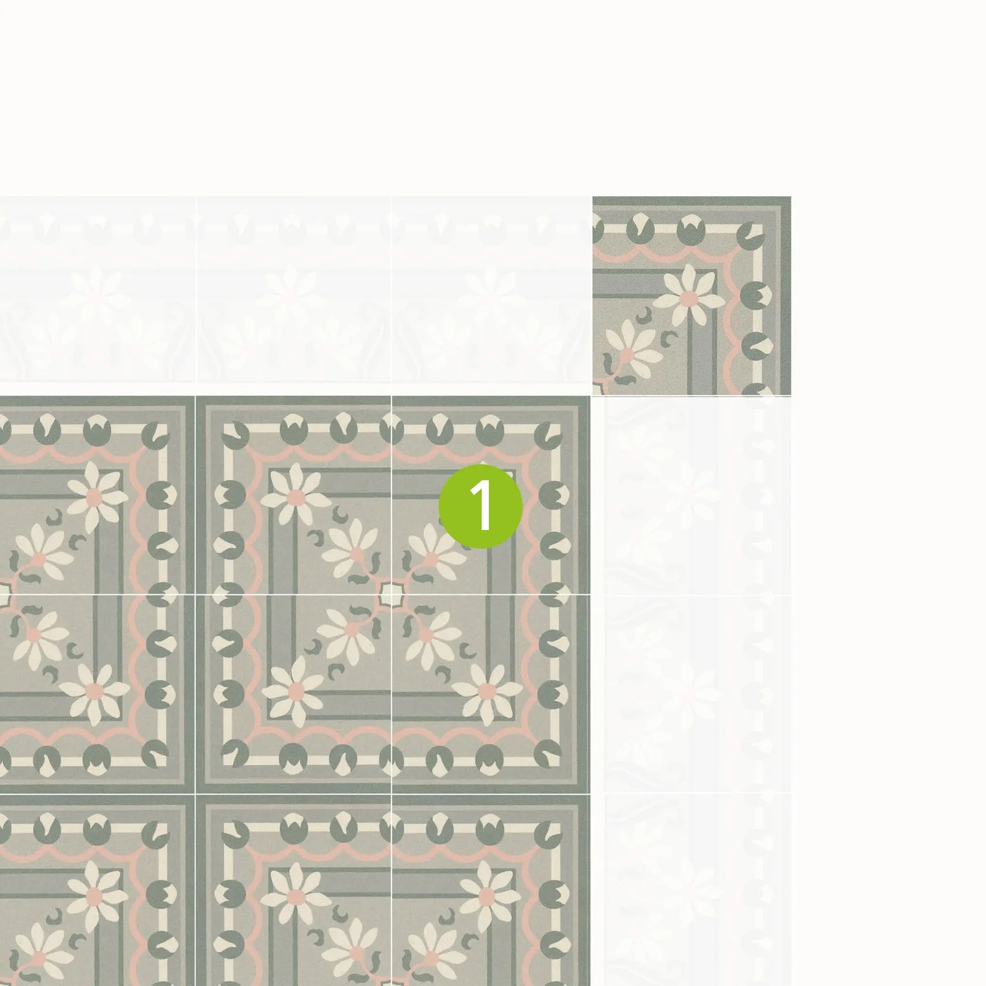 Carrelage effet carreau de ciment ancien BRIGITTE Minéral pierre naturelle