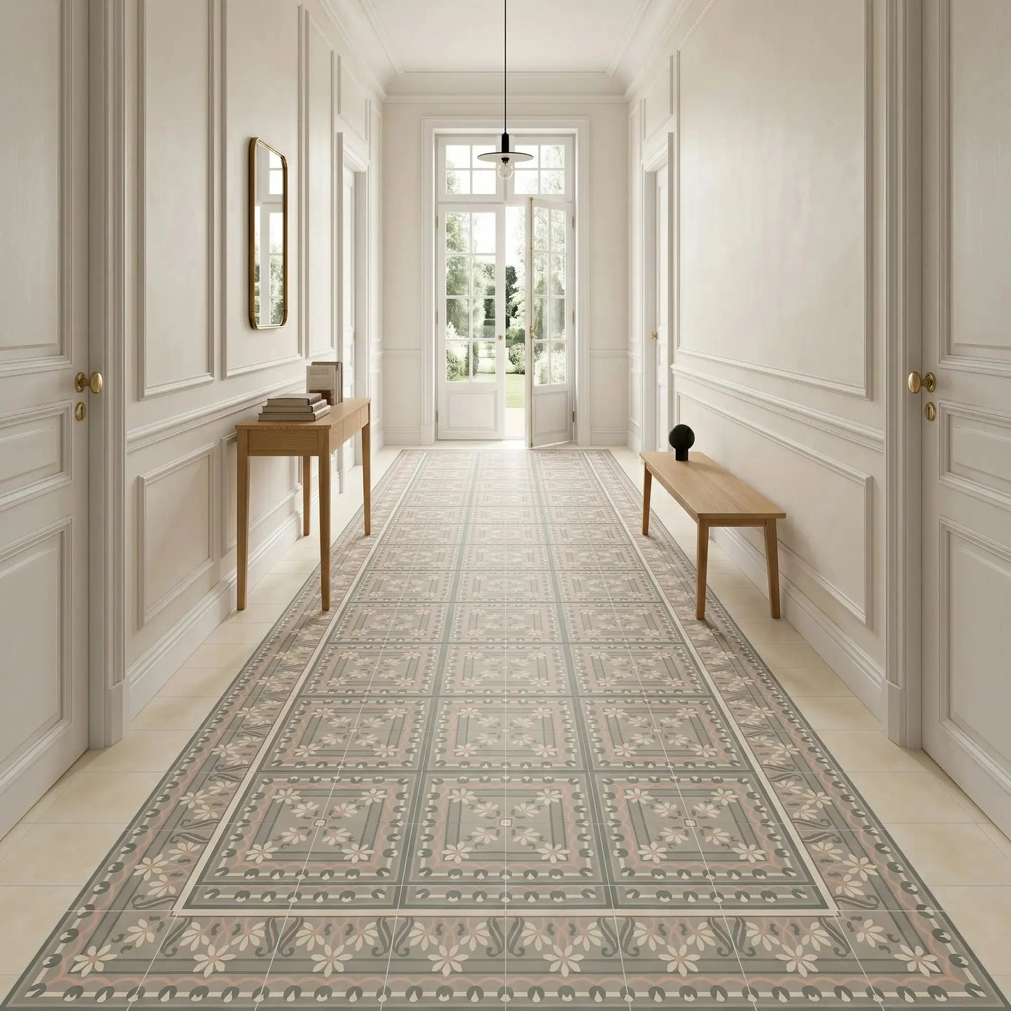 Carrelage effet carreau de ciment ancien BRIGITTE Minéral pierre naturelle