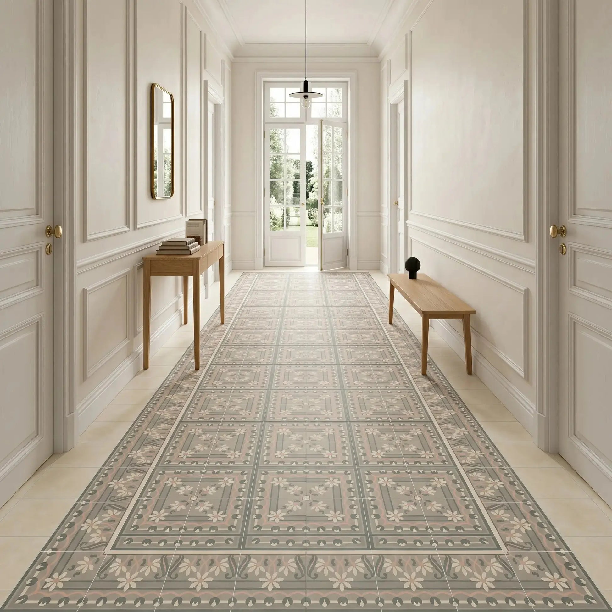 Carrelage effet carreau de ciment ancien BRIGITTE Minéral pierre naturelle