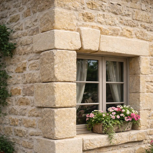 Chaîne d’angle en pierre de parement CHANCEAUX MIX Minéral Pierre Naturelle