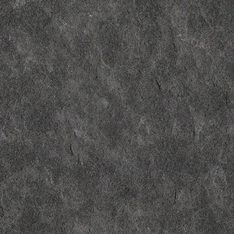 Couvre mur / couvertine en BASALTE SUPER BLACK sans larmiers, finition flammée, 60x40x3 cm - Zoom texture