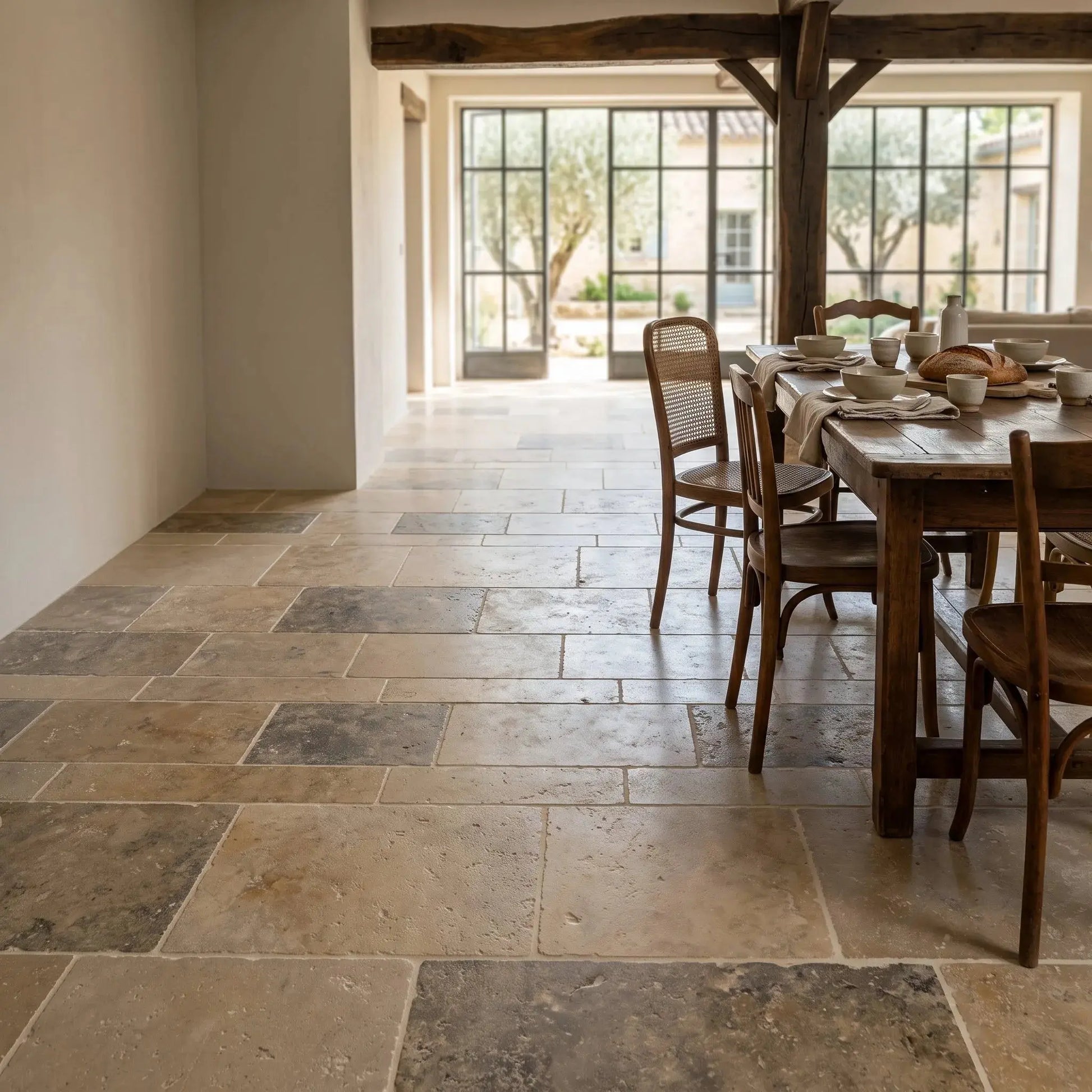 Dallage intérieur en pierre d'AUBEROCHE Minéral pierre naturelle