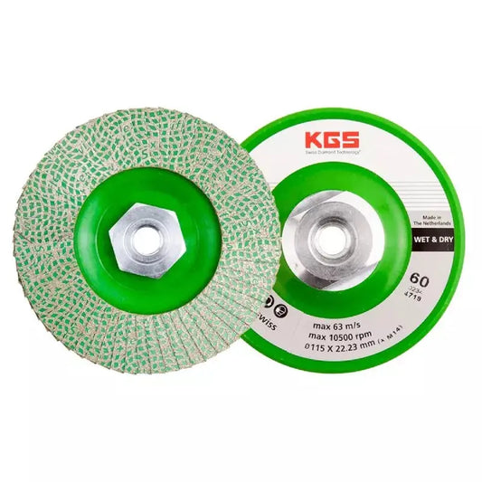 Disque diamanté à lamelles KGS ⌀ 115 mm - 22.2 Minéral pierre naturelle