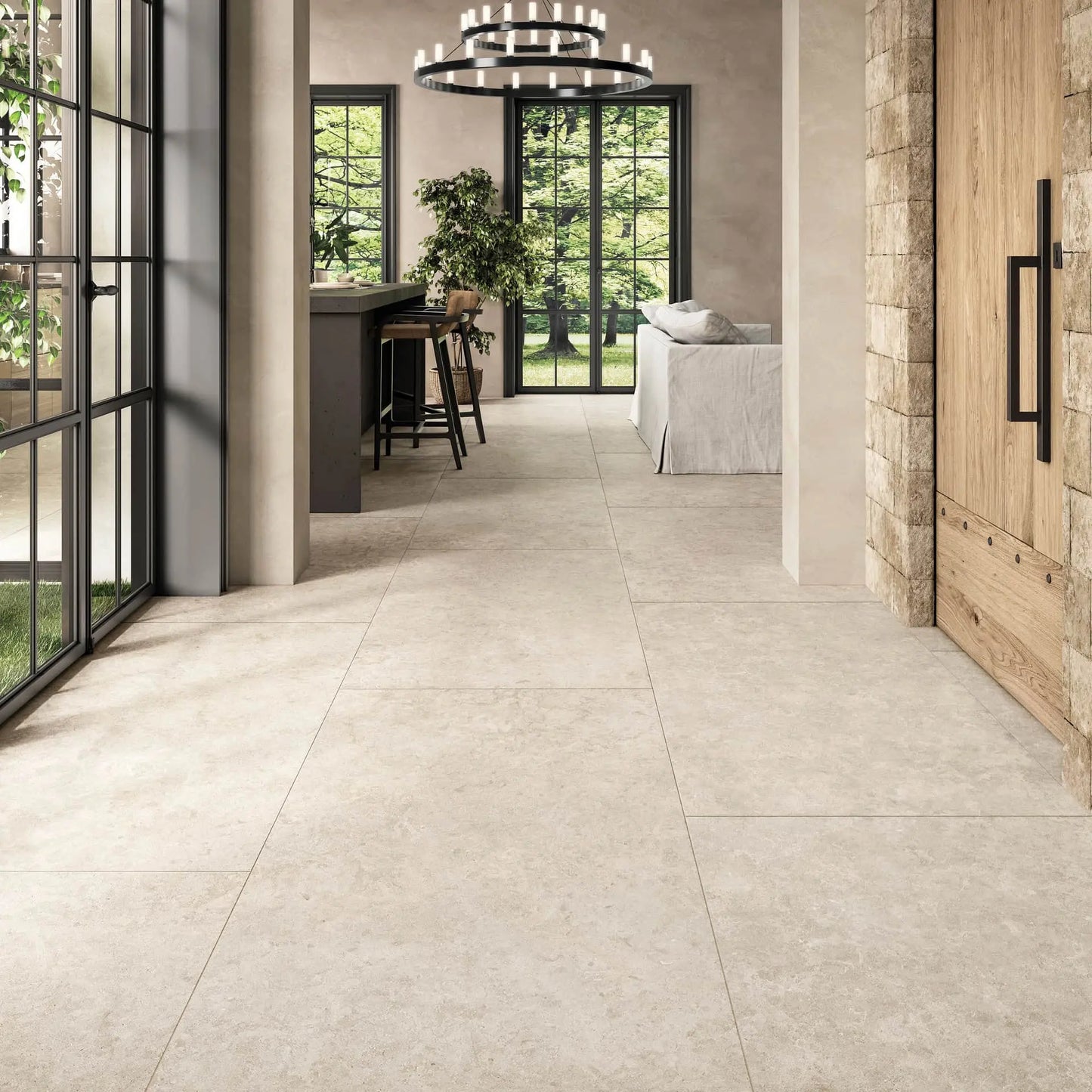 Carrelage extérieur effet pierre DESERT STONE - 2 cm Minéral pierre naturelle