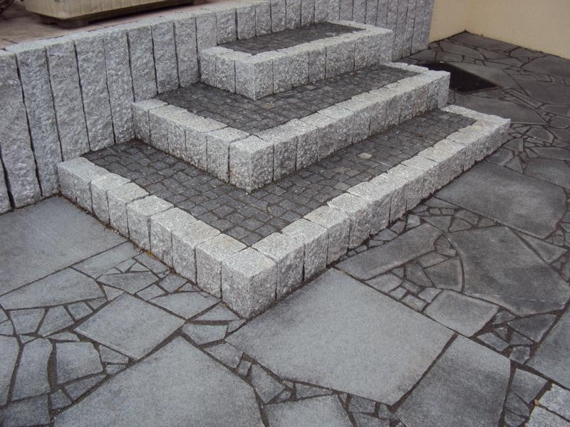 Pavé en GRANIT ANTHRACITE