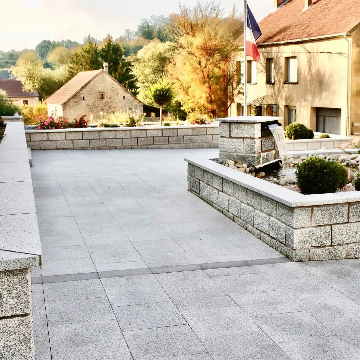 Dallage en granit SILVERSAND Minéral pierre naturelle
