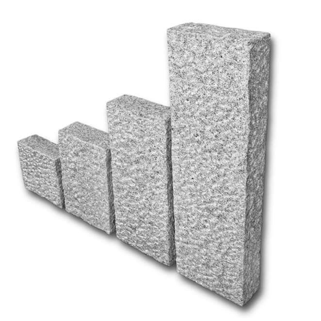 Palissade en granit SILVERSAND Broché
