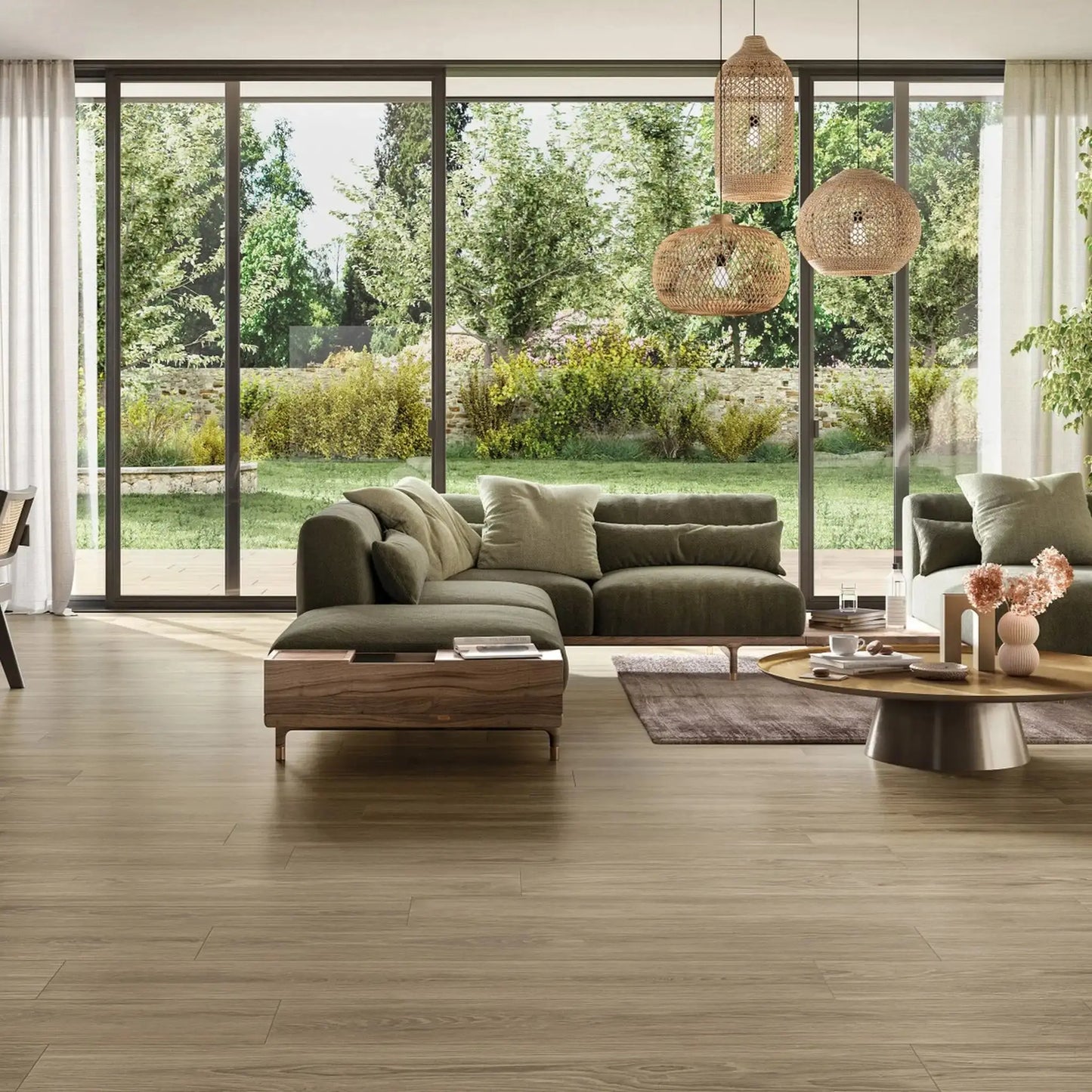 Carrelage effet bois CEDRO - 120 x 20 cm