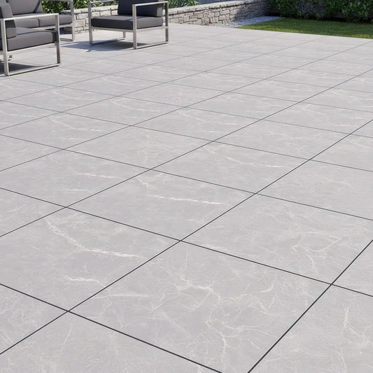 Carrelage extérieur effet pierre PATARA - 60 x 60 x 2 cm